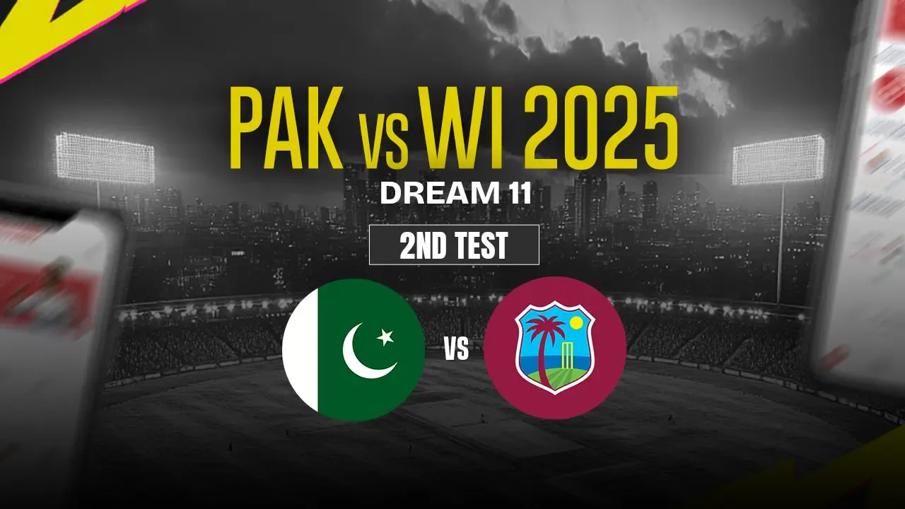 PAK vs WI Dream11 Prediction, Pakistan vs West Indies, 2nd Test